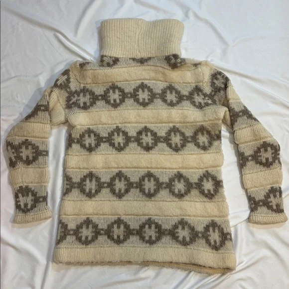 Vintage Ice Wool Icelandic Thick 100% Sheep’s Wool Thick Warm Sweater, Large - Picture 8 of 9